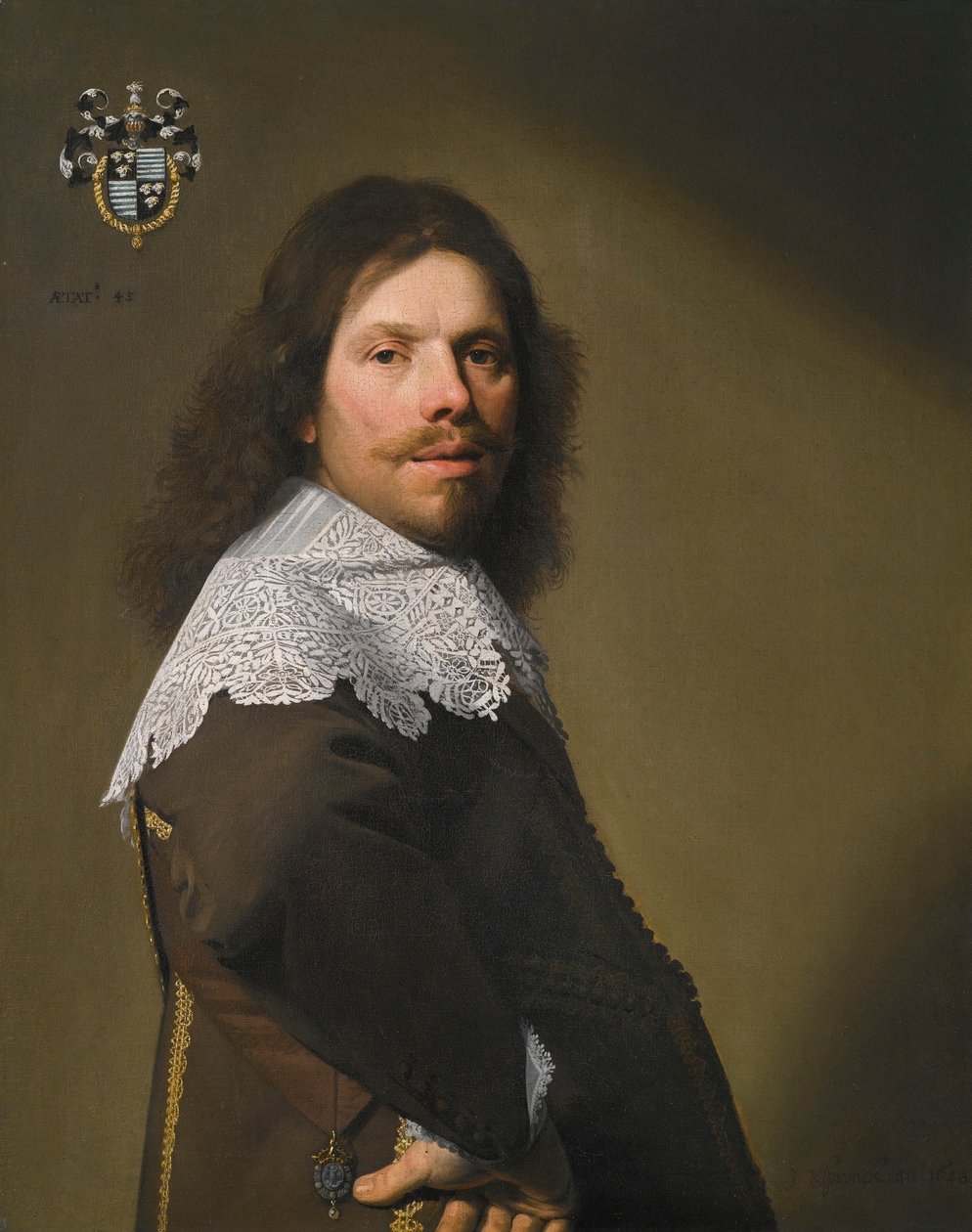 Portrait de Cornelis Montigny de Glarges - Johannes Cornelisz Verspronck