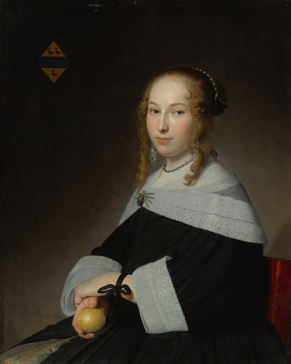 Portrait de Margaret Dicx (1634-1697) - Johannes Cornelisz Verspronck