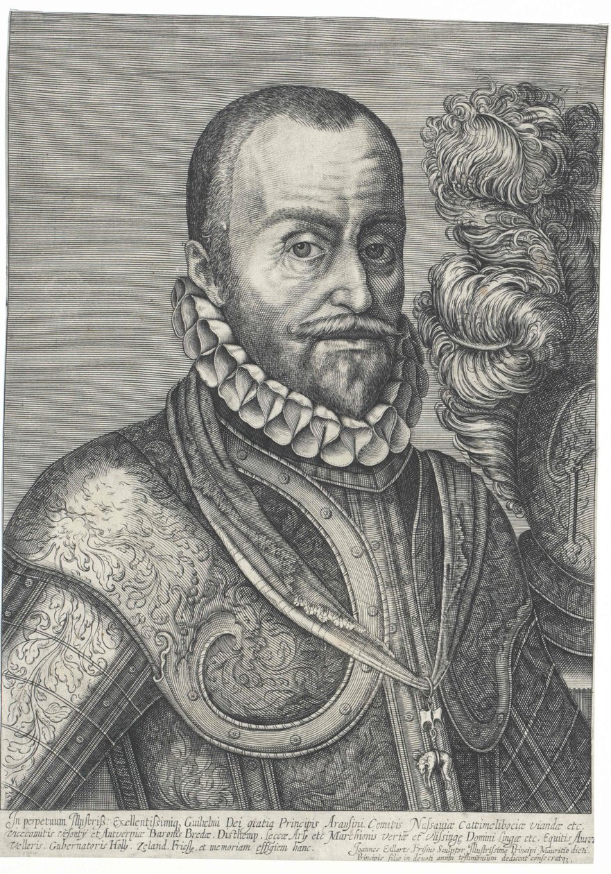 Comte de Hollande, portrait du prince Guillaume Ier d