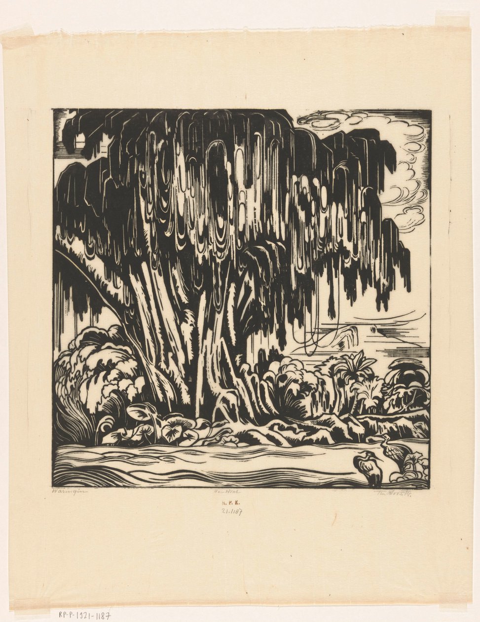 Waringin - Johannes Frederik Engelbert ten Klooster (signed by artist)
