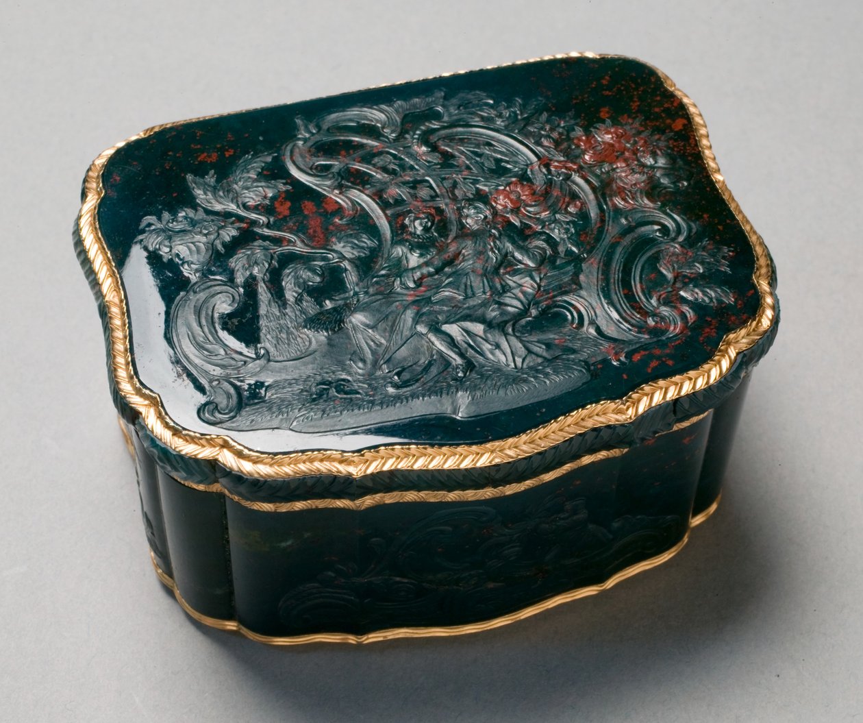 Boîte à tabac, peinte par Carl Gustav Klingstedt, vers 1750 - Johannes George (attr. to) Klette