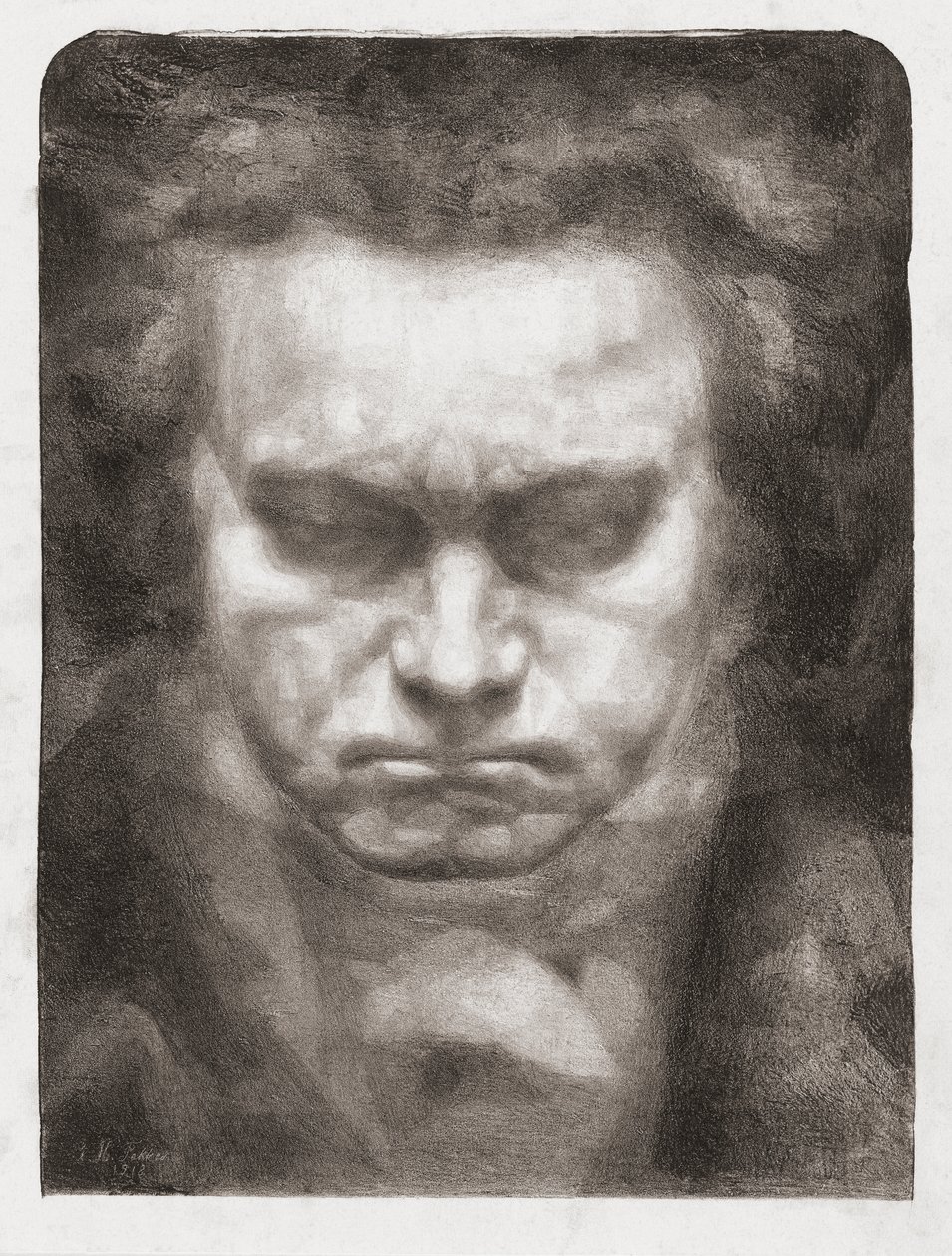 Ludwig van Beethoven, portrait - Johannes Hendricus Fekkes