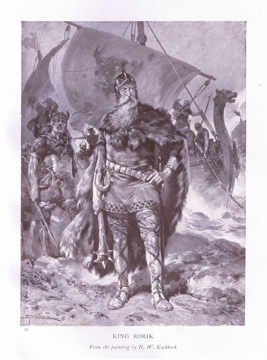Le roi Rorik - Johannes Hermann Barend Koekkoek