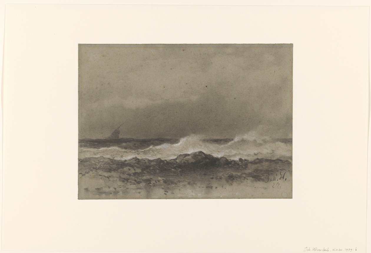 Vue de mer - Johannes Hilverdink