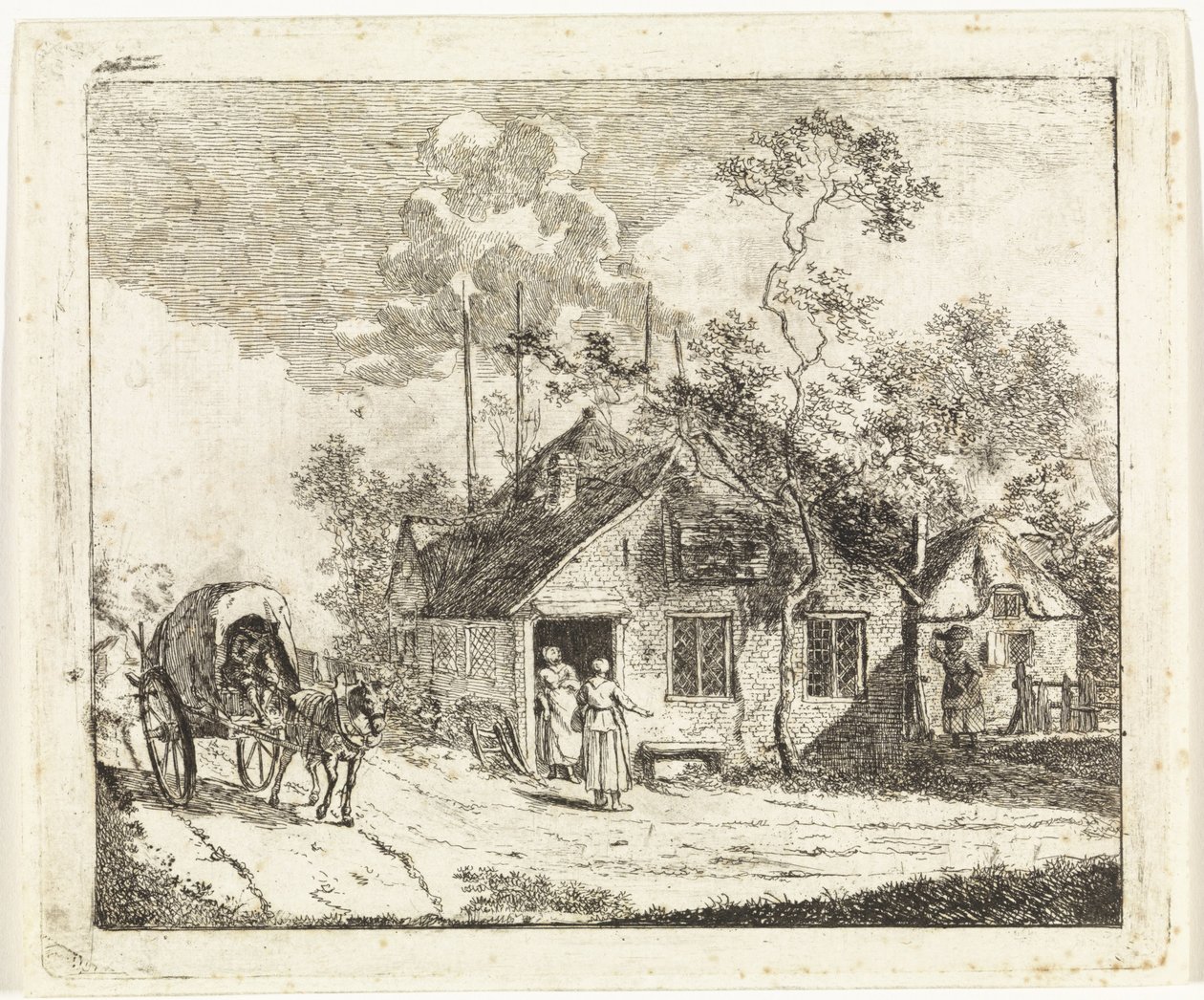 Deux maisons au bord d