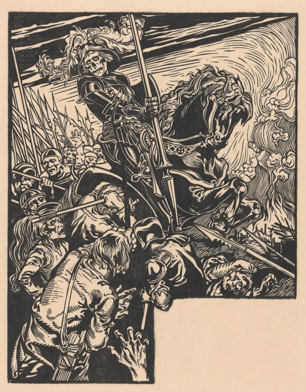 La Mort pendant une bataille - Johannes Josephus Aarts