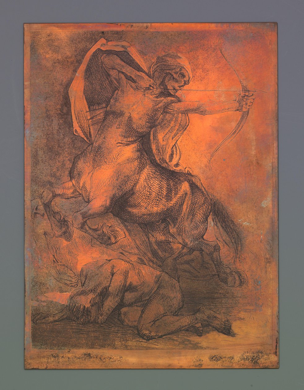 La mort en centaure avec arc et flèche - Johannes Josephus Aarts