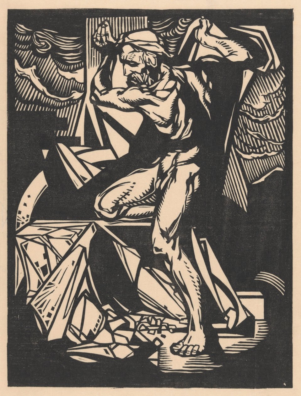 Samson détruit les colonnes du temple - Johannes Josephus Aarts