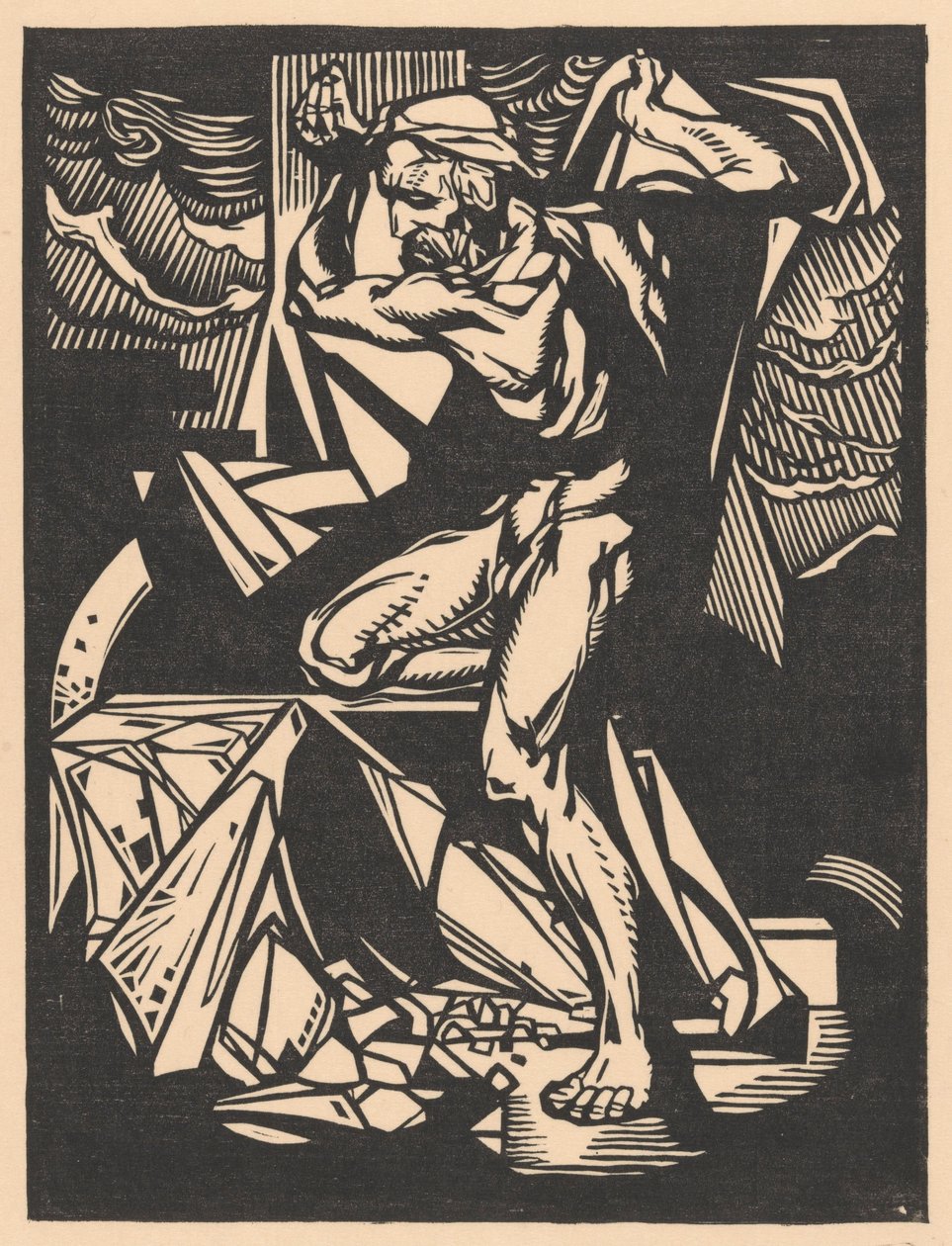 Samson détruit les colonnes du temple - Johannes Josephus Aarts