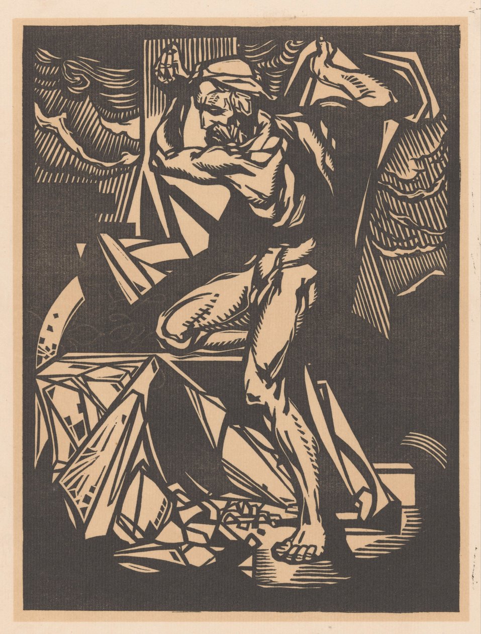 Samson détruit les colonnes du temple - Johannes Josephus Aarts