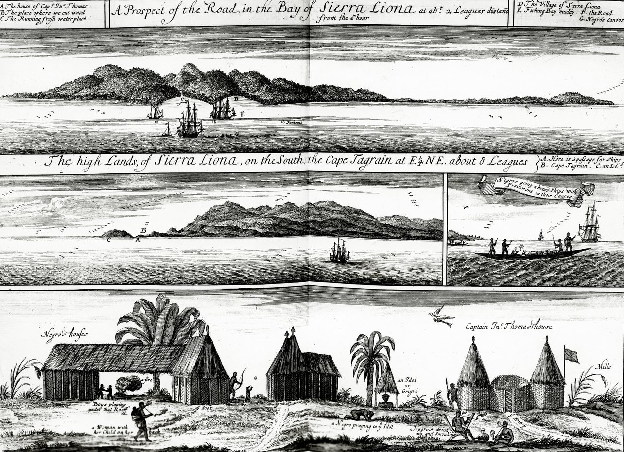 Une perspective de la route dans la baie de Sierra Leone, une illustration du vol.5 de 