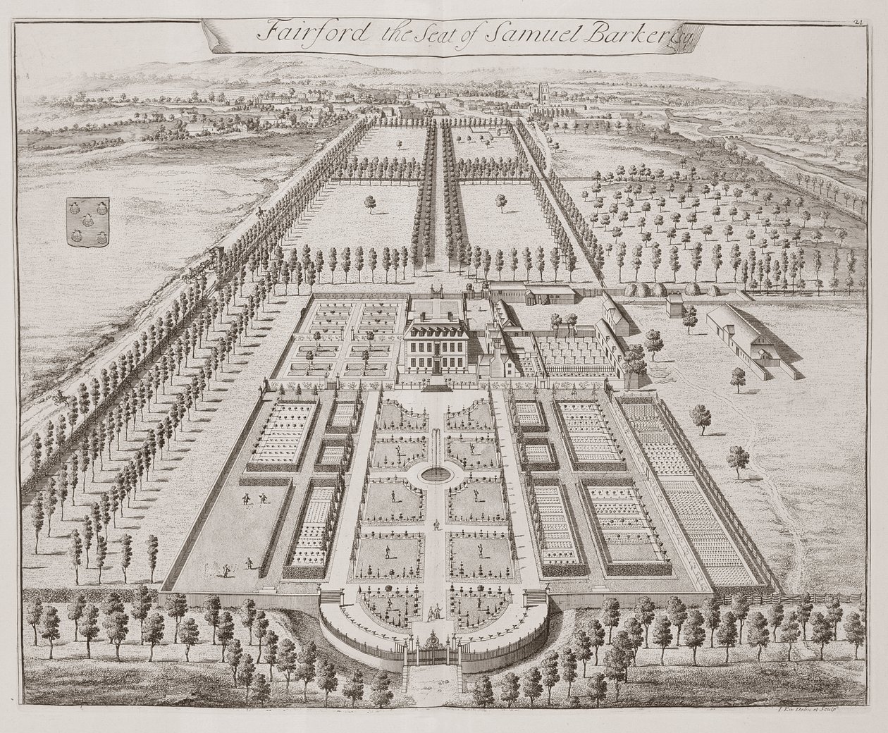 Maison Fairford, le siège de Samuel Barker, de 