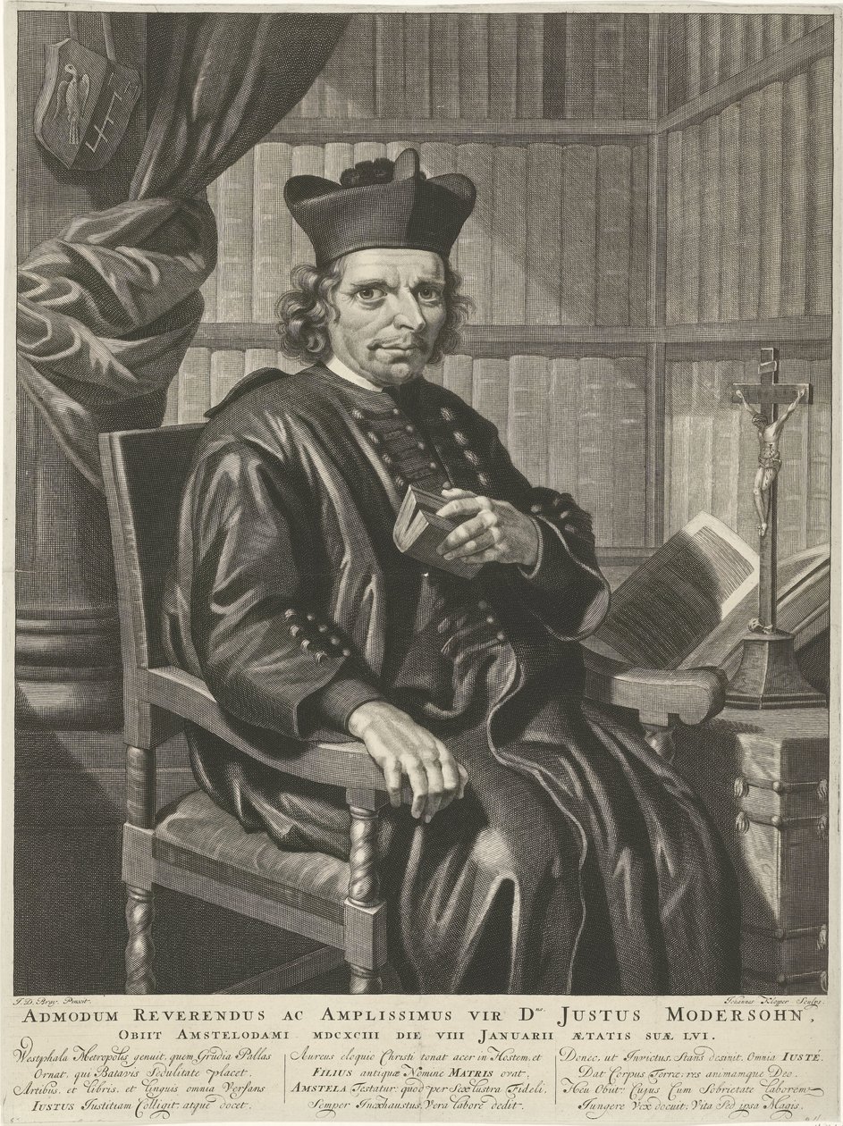 Portrait du pasteur Justus Modersohn - Johannes Klopper