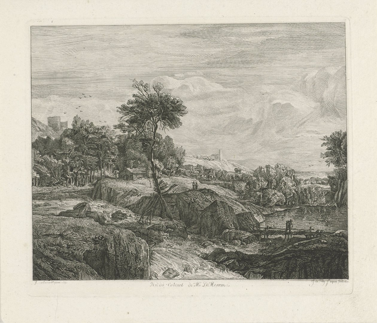 Paysage rocheux - Johannes Pieter de Frey