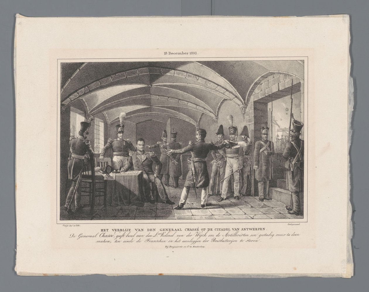 Le séjour du général Chassé à la Citadelle d