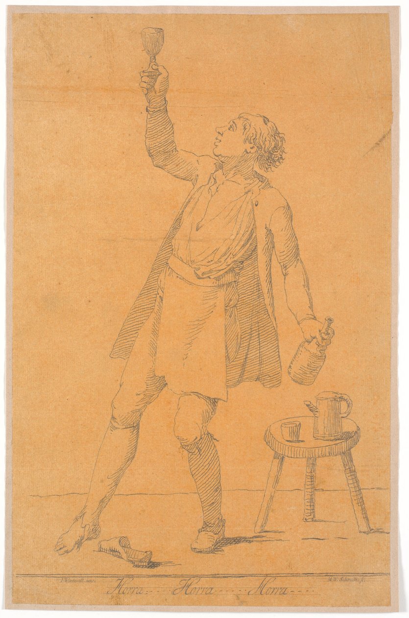 Portrait de Jens Juel? Kalke - Johannes Wiedewelt