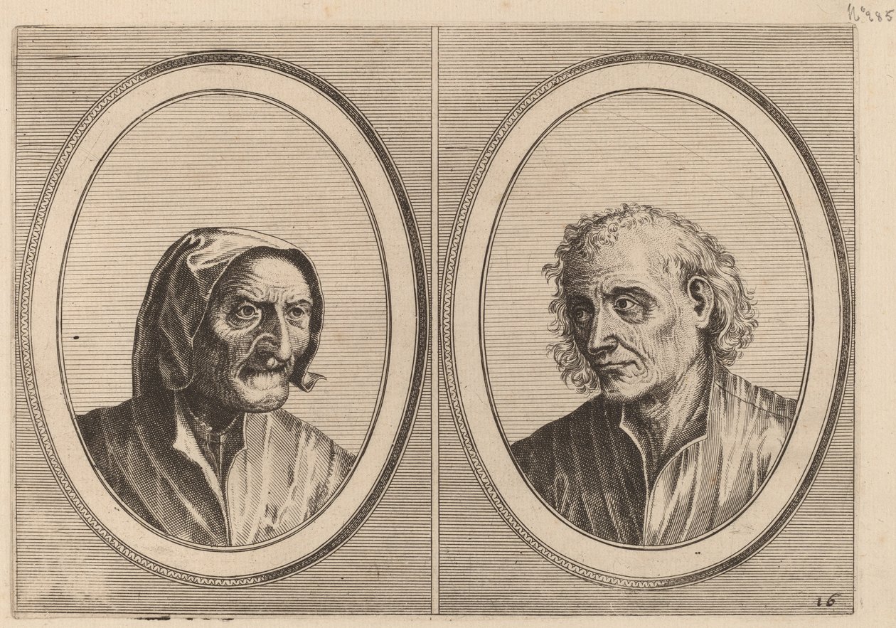 "Foockel Frons-muyl" et "Pietje Hard-loop" - Johannes and Lucas van Doetechum after Pieter Bruegel the Elder