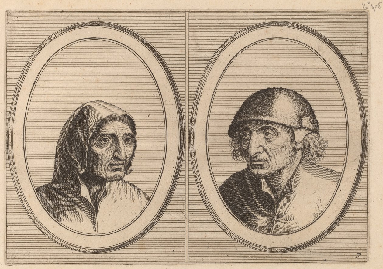 "Rijckje Schimmel-penninghs" et "Lubbert Leever-worst" - Johannes and Lucas van Doetechum after Pieter Bruegel the Elder