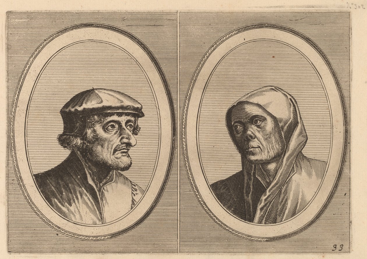 Voorsichtighe Krijn et Broentje Spaer-pots - Johannes and Lucas van Doetechum after Pieter Bruegel the Elder