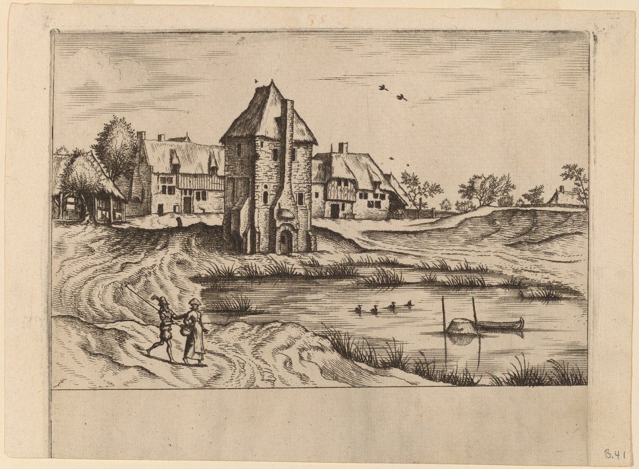 Fermes - Johannes van Doetechum, the Elder and Lucas