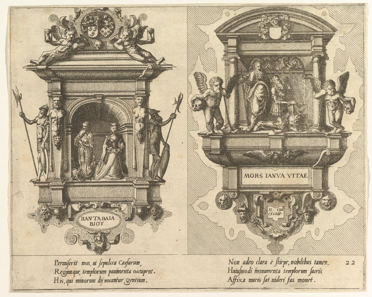 Cœnotaphiorum 22, 1563 - Johannes and Lucas van Doetecum