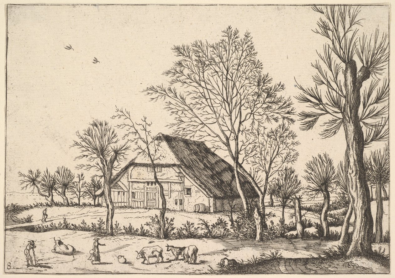 Ferme, de Les Petits Paysages - Johannes van Doetecum I
