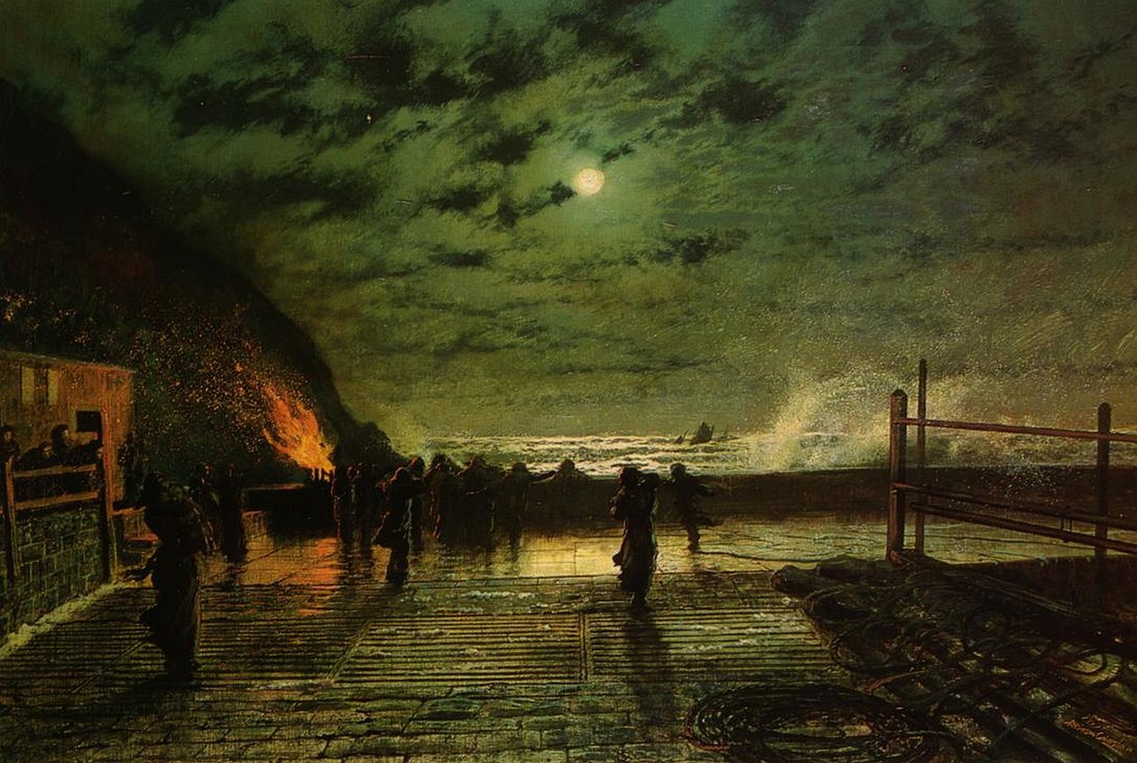 En péril - John Atkinson Grimshaw