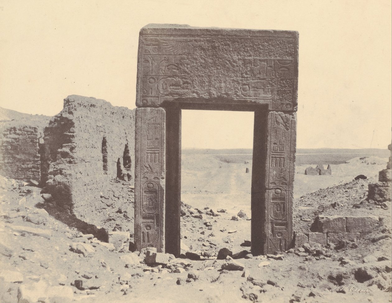 (El Assasif, Porte de Granit Rose, No. 2) - John Beasly Greene