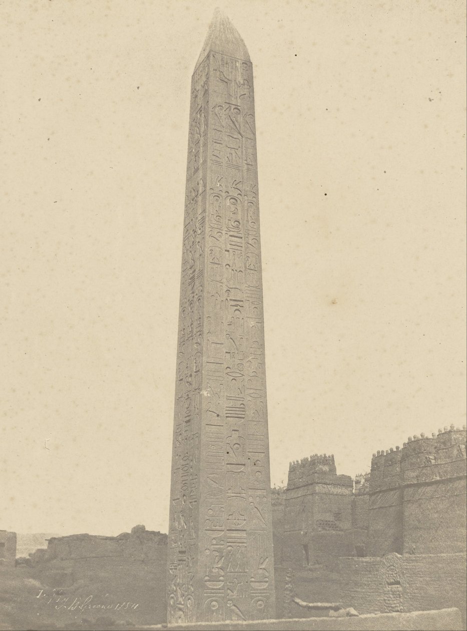 Louqsor, Obélisque, côtés Est et Sud - John Beasly Greene