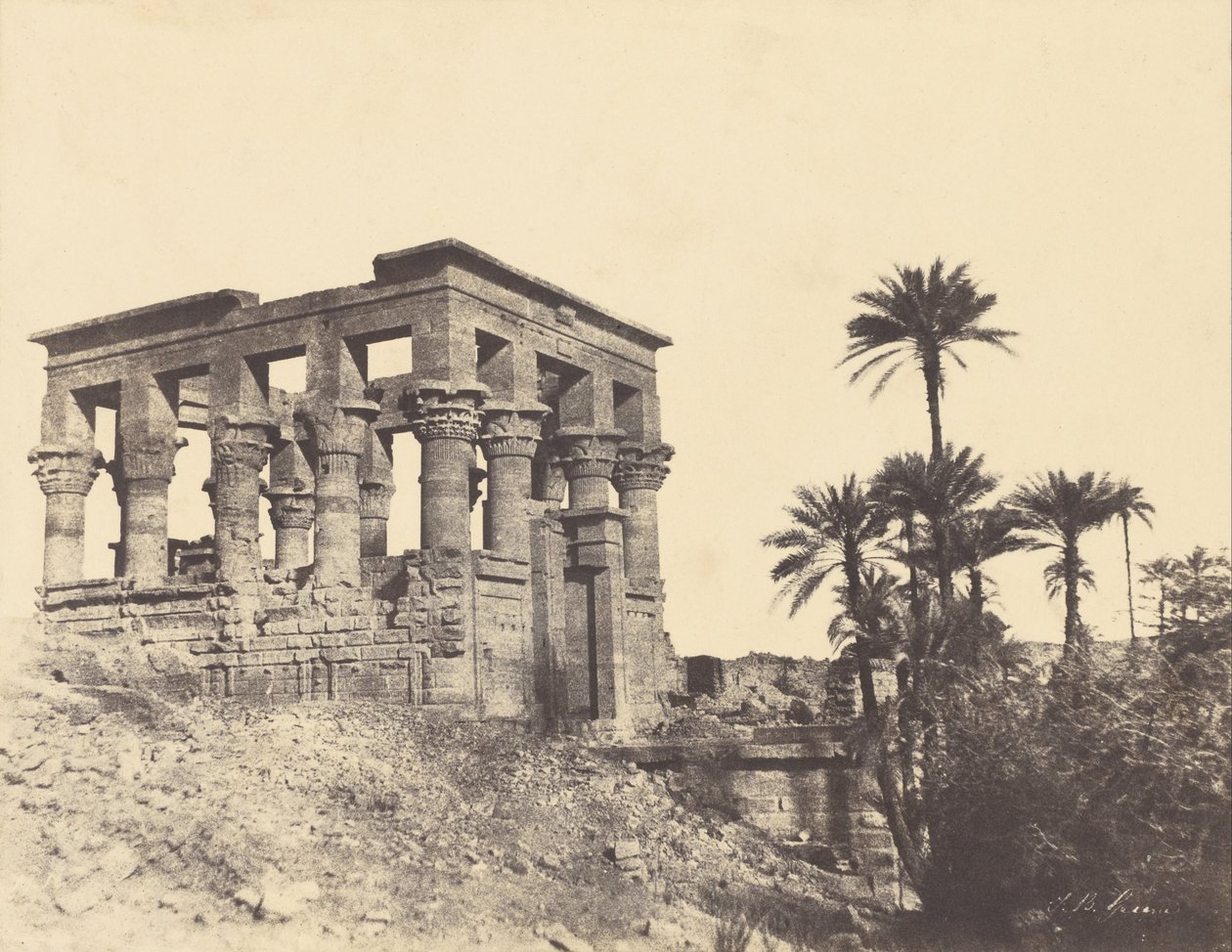 Le kiosque de Trajan, Philae - John Beasly Greene