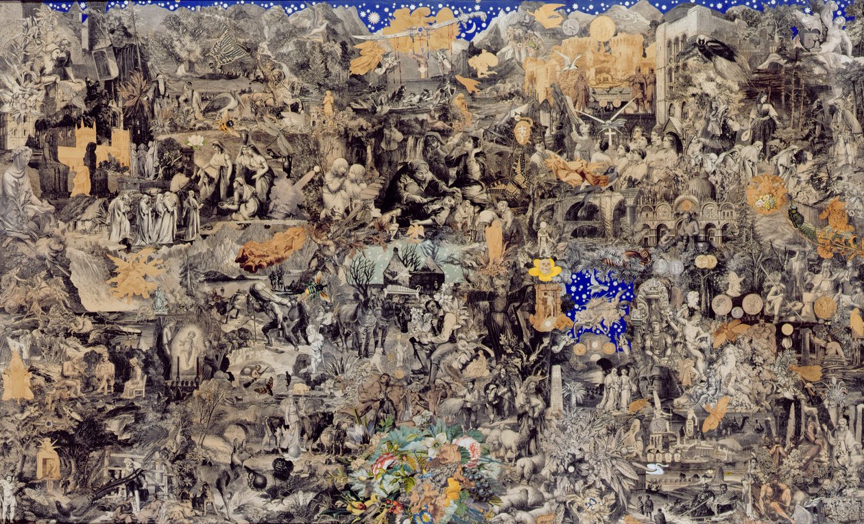 Collage victorien, 1865 - John Bingley Garland