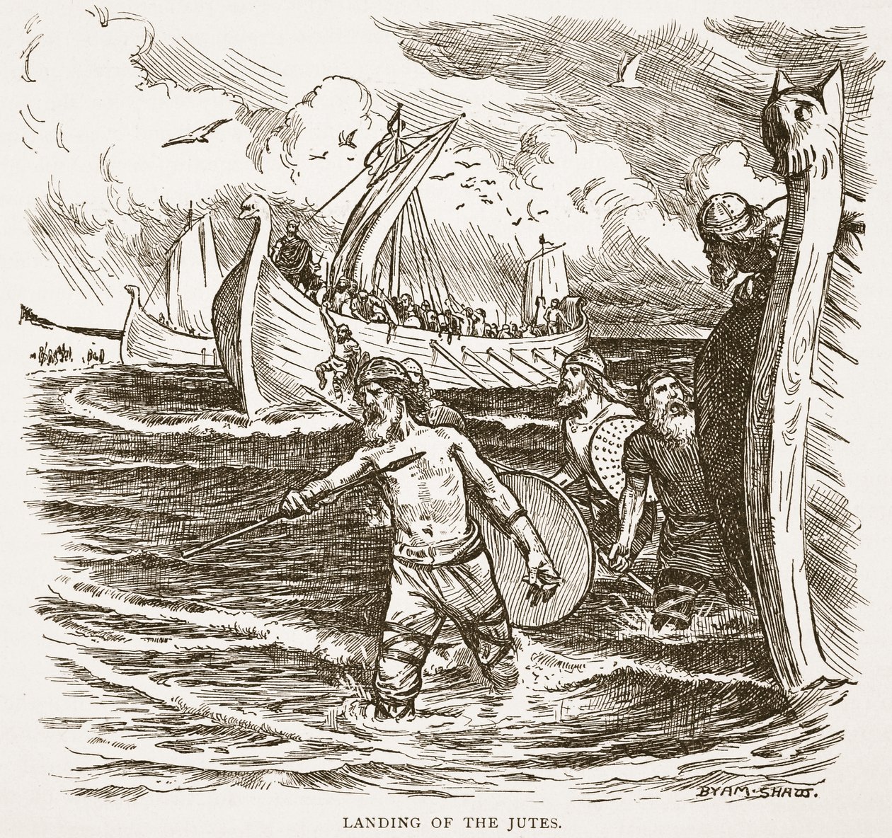 Le débarquement des Jutes à l