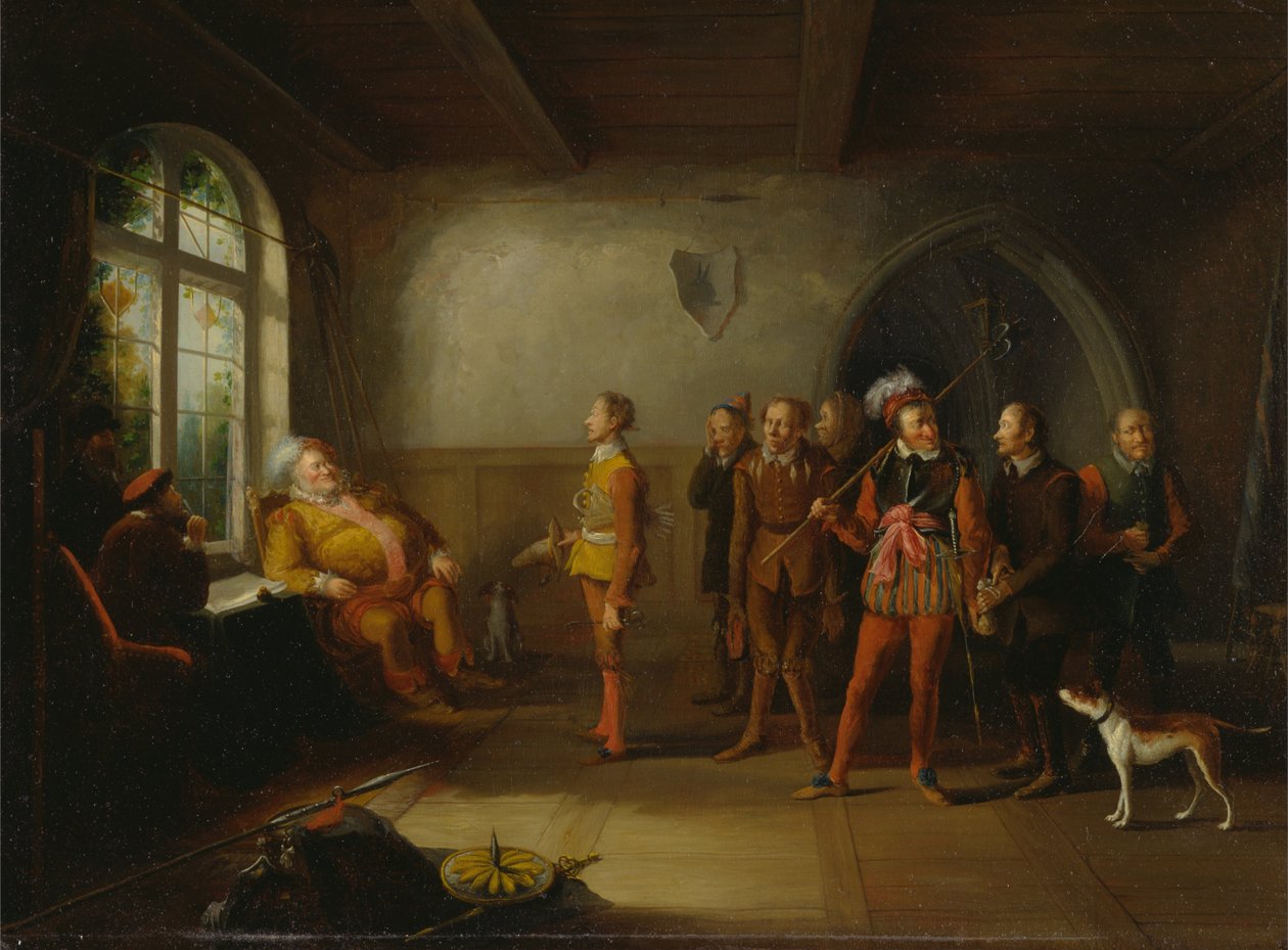 Falstaff et les recrues, de Henry IV, Partie II - John Cawse