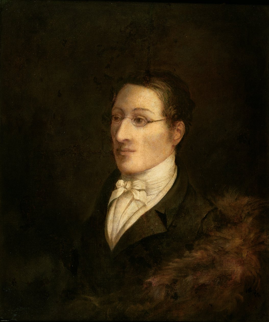 Portrait de Carl Maria Friedrich Ernst von Weber (1786-1826), compositeur et pianiste allemand, c.1826 - John Cawse
