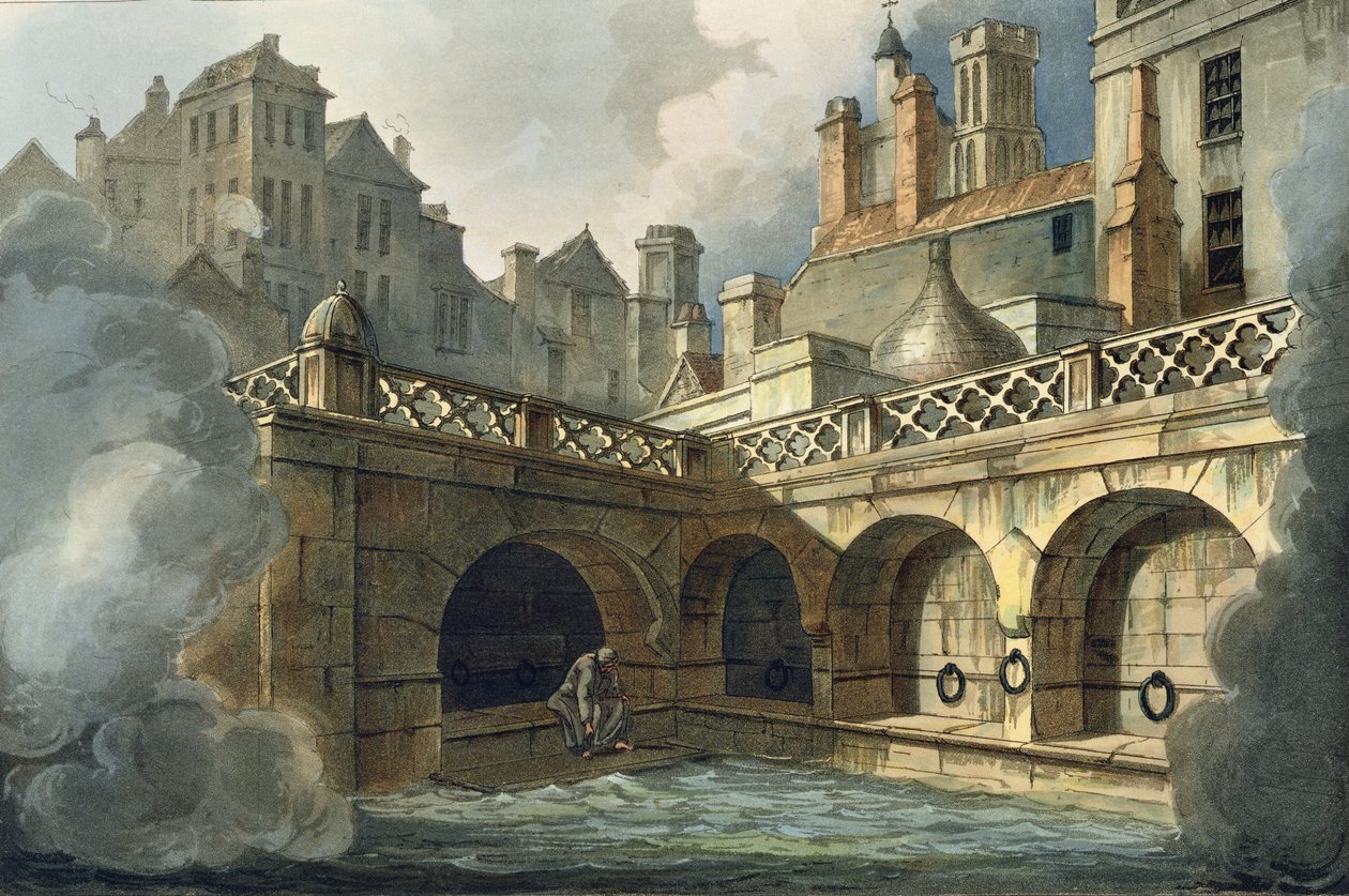Intérieur du Bain de la Reine, de 