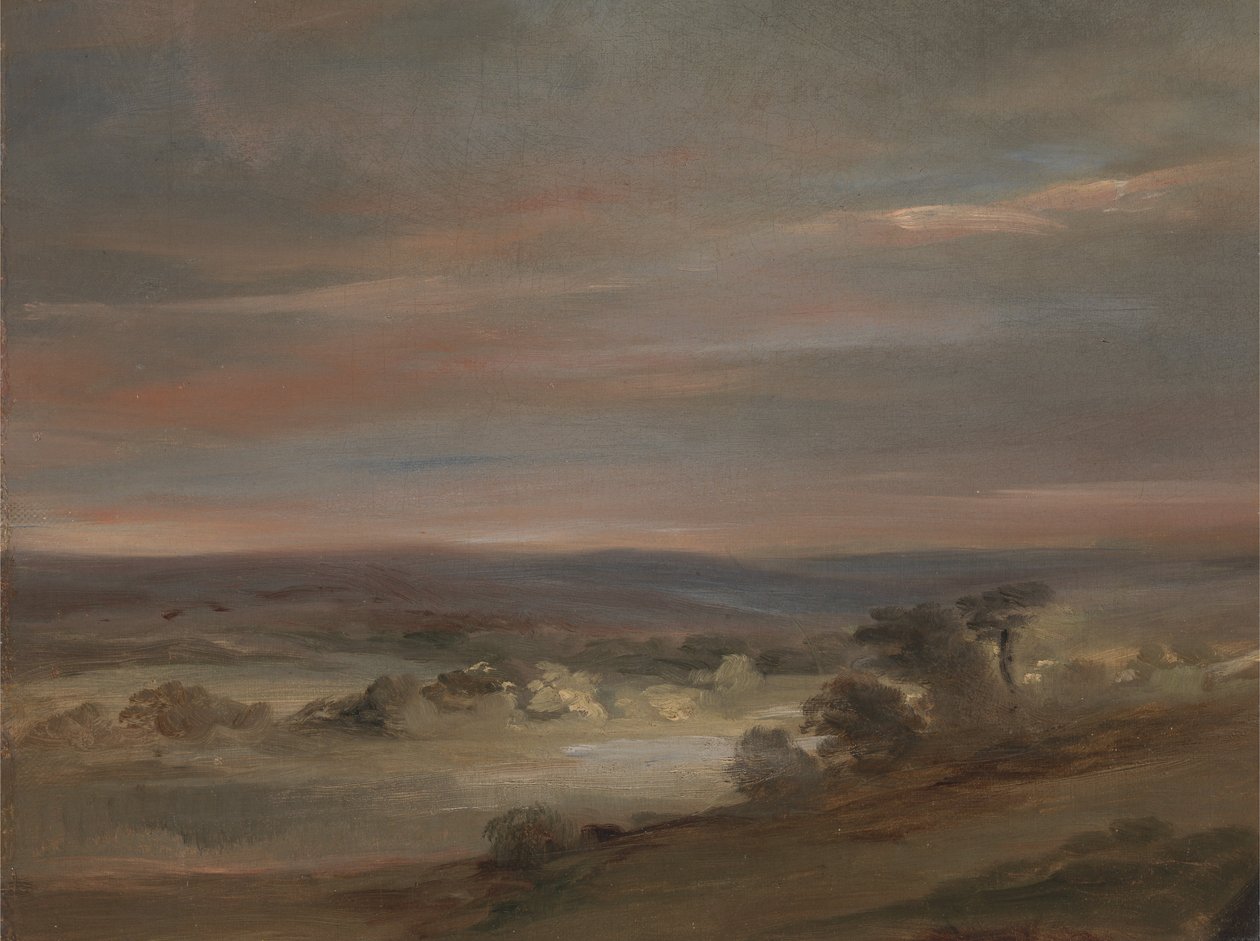 Vue sur Hampstead Heath, tôt le matin - John Constable