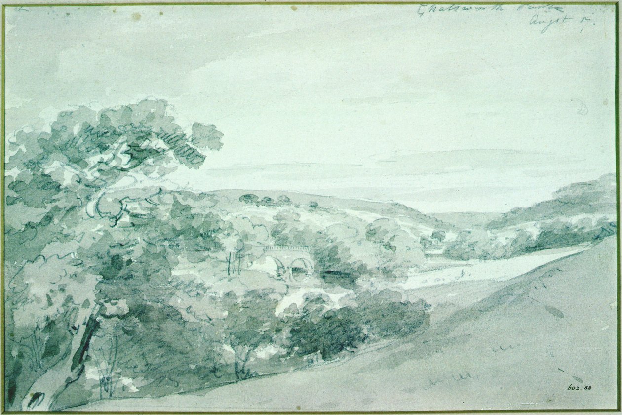 Parc de Chatsworth, 1801 - John Constable