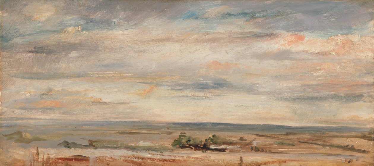 Étude de nuages, tôt le matin, regardant vers l