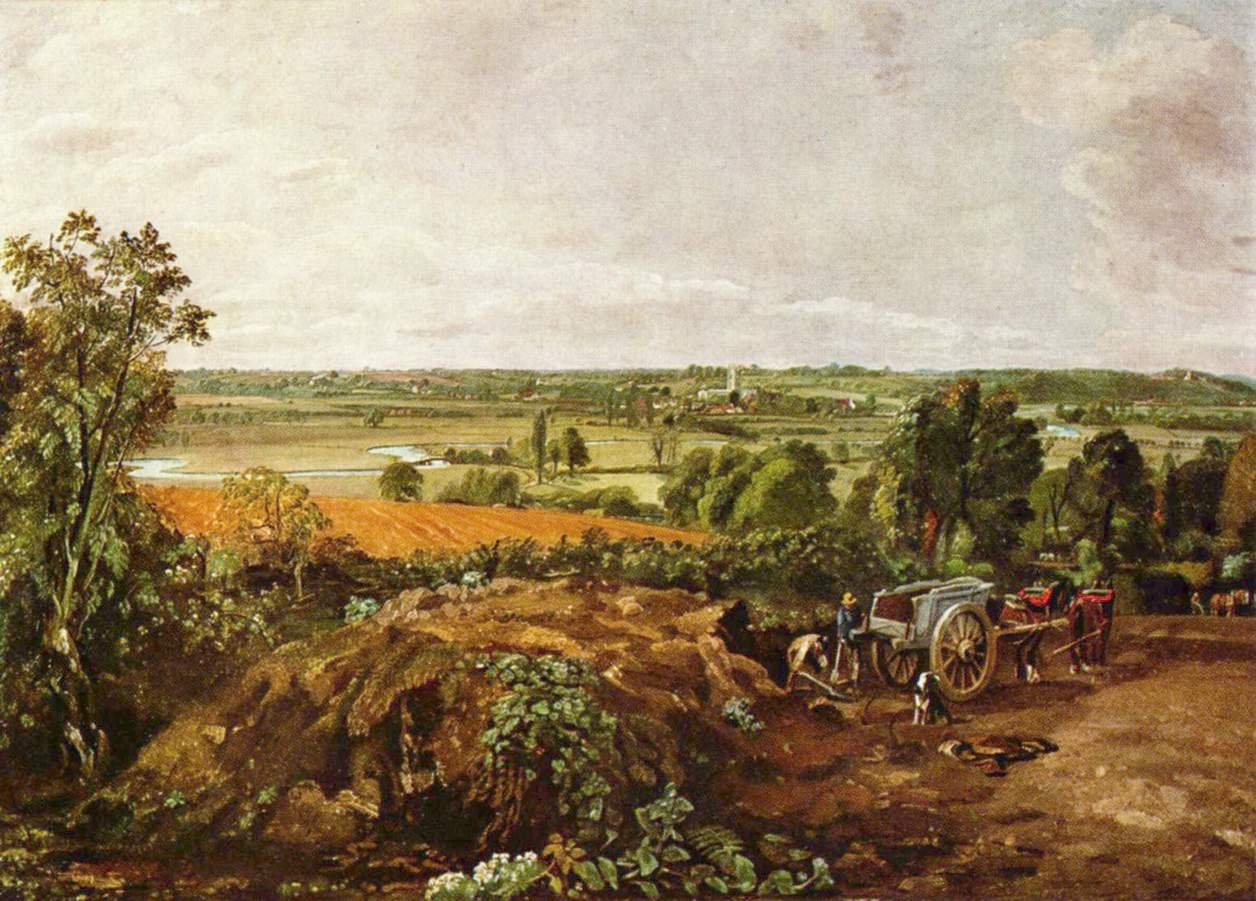La vallée de la Stour avec l