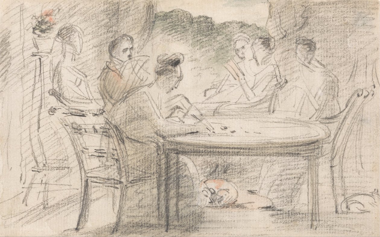 M. Hobson de Markfield et sa famille | John Constable