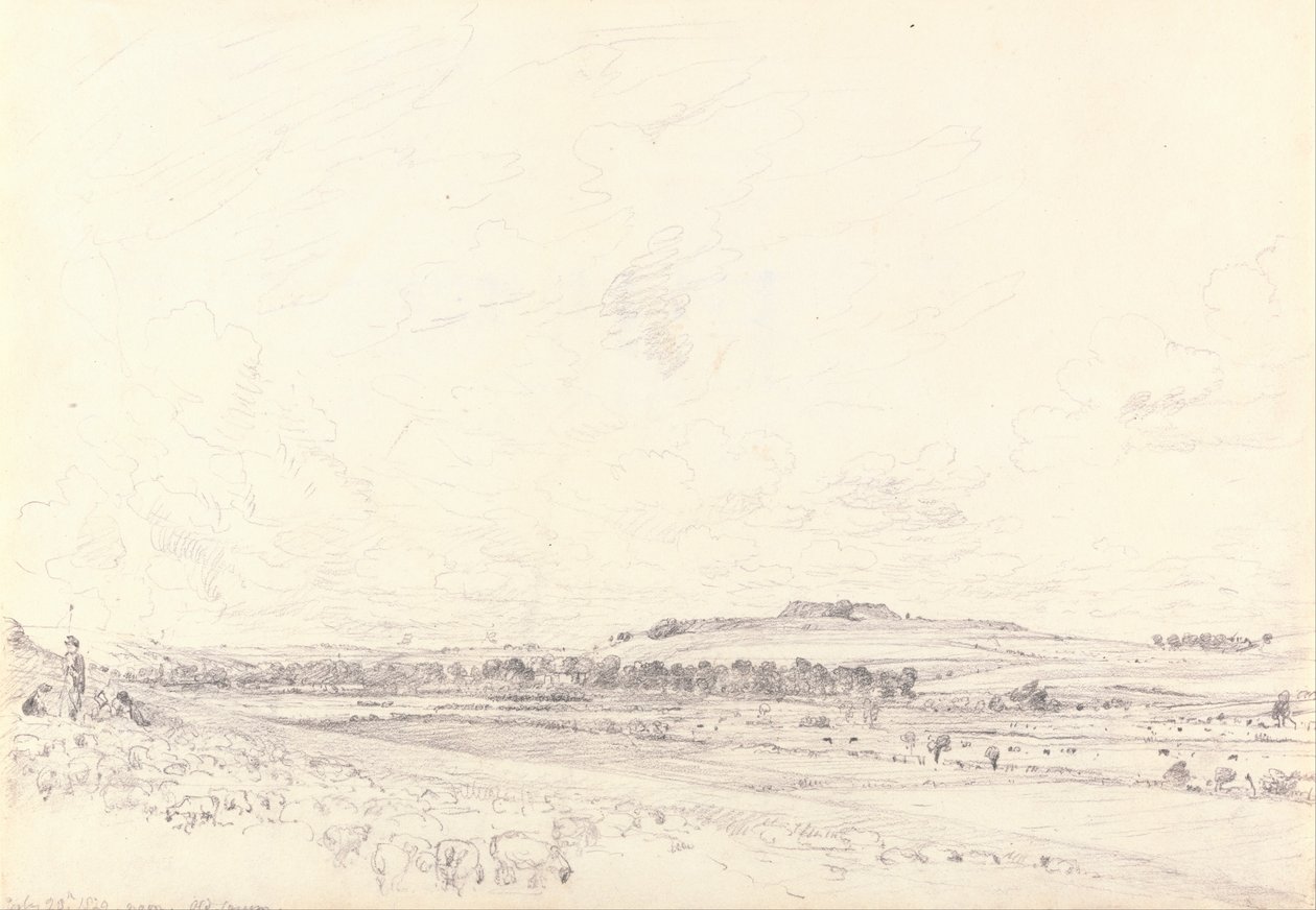 Old Sarum à midi - John Constable