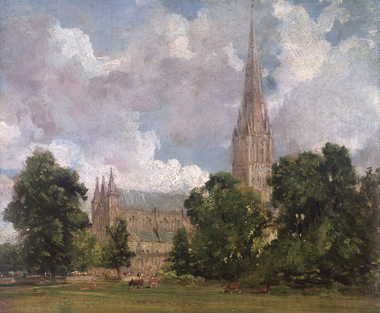 Cathédrale de Salisbury depuis le Sud-Ouest - John Constable