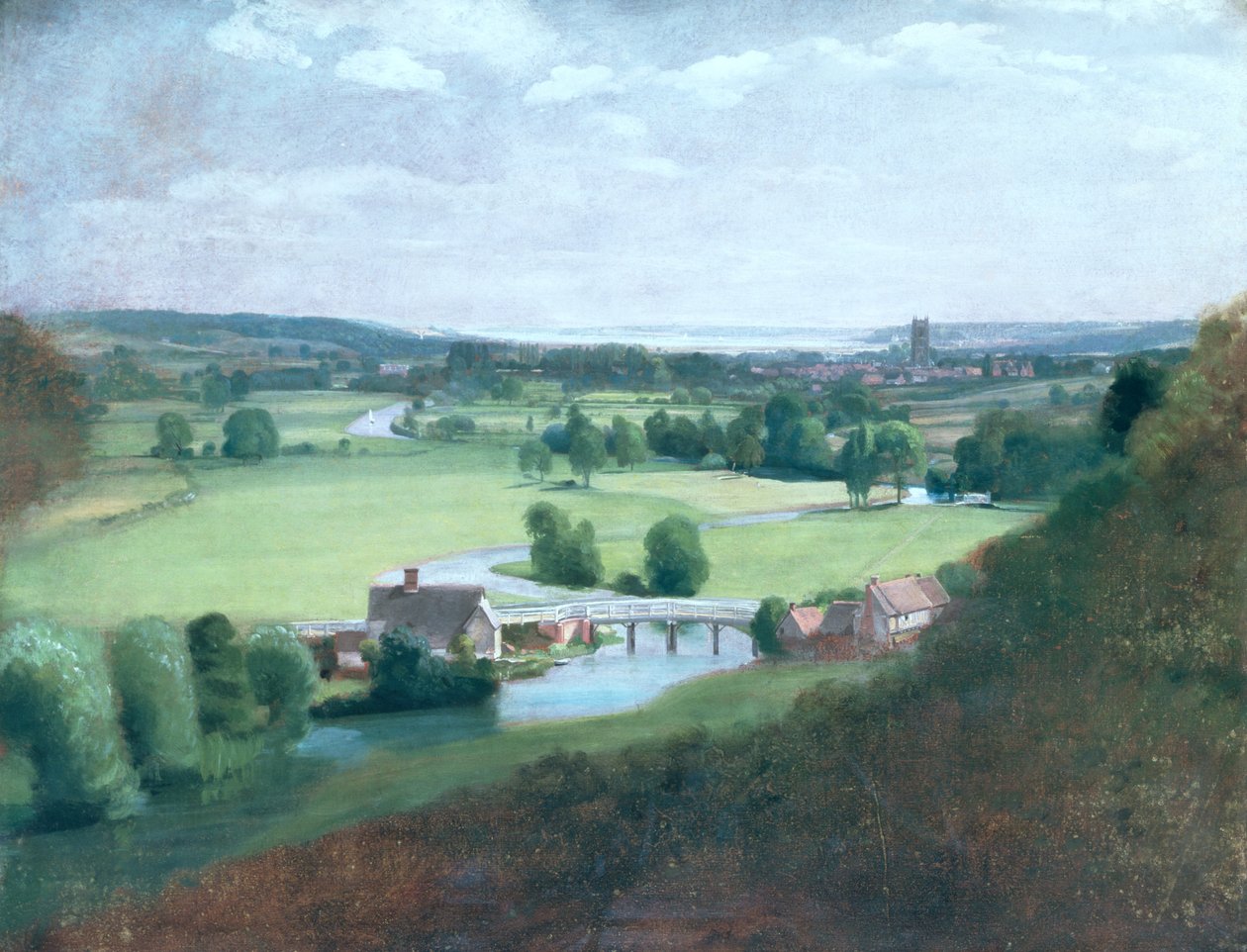 La vallée de la Stour avec Dedham au loin, 1836-37 - John Constable