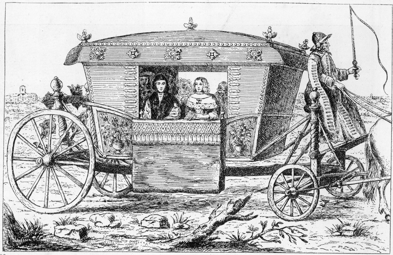 Carrosse offert à Charles II par le comte de Gramont - John Dunstall
