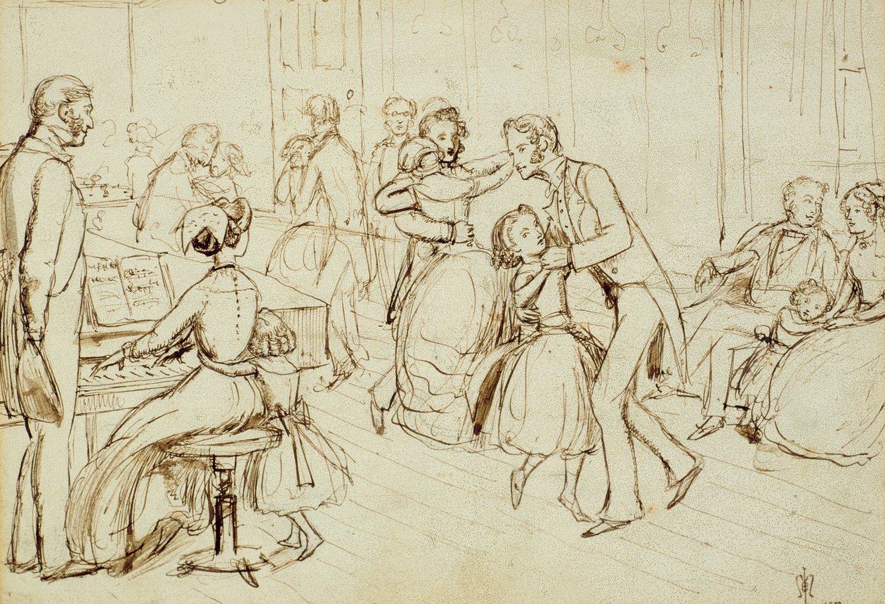 Une fête à Bowerswell, 1853 - John Everett Millais