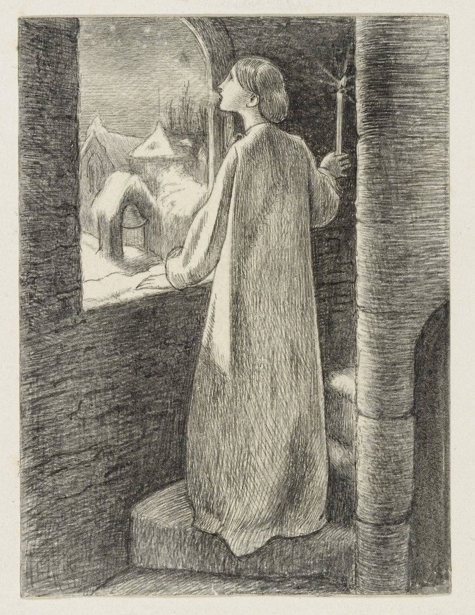 La veille de Sainte Agnès - John Everett Millais