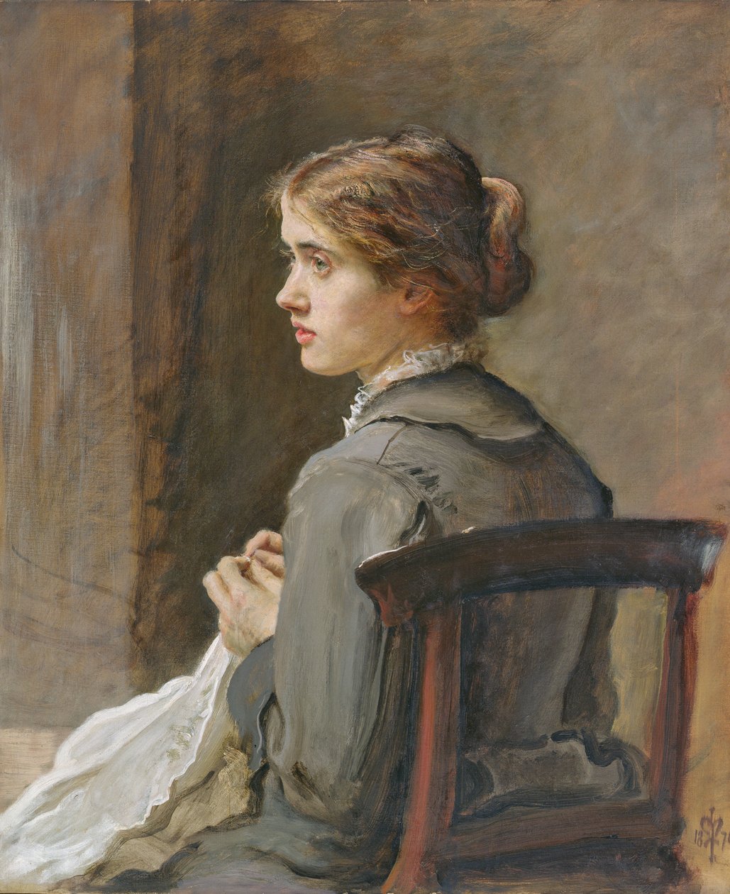 Coudre ! Coudre !, 1876 - John Everett Millais