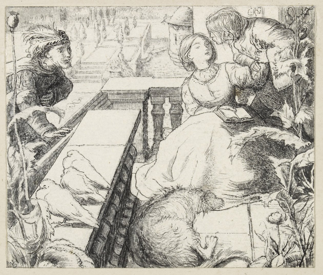 Le Palais endormi - John Everett Millais
