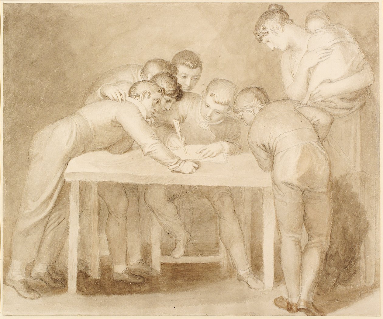 Un Groupe Domestique - John Flaxman