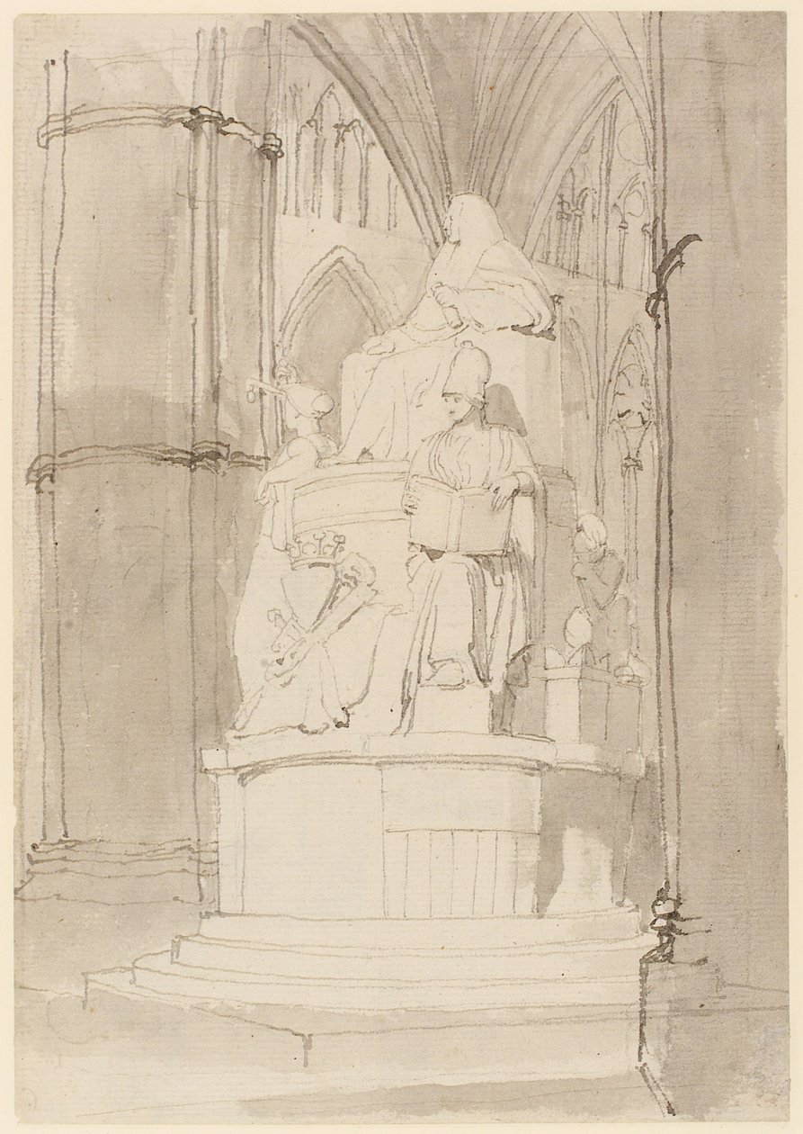 Design pour le Monument de Lord Mansfield, Abbaye de Westminster - John Flaxman